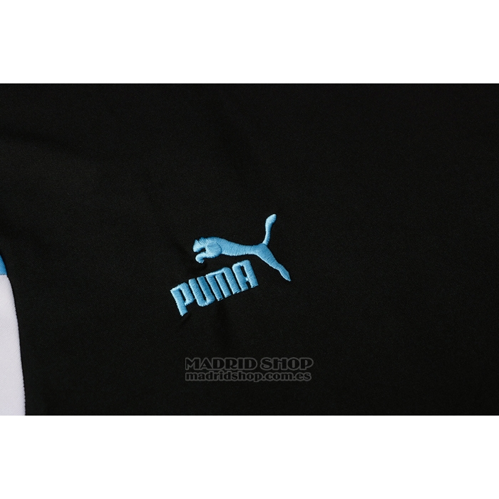 Chandal del Olympique Marsella Manga Corta 2021-2022 Negro